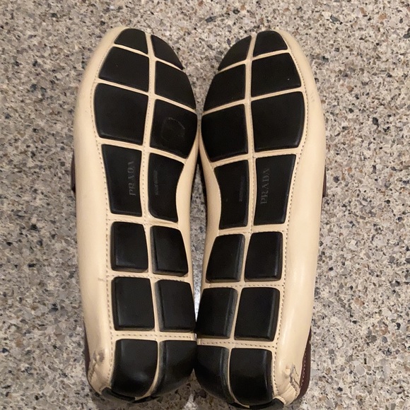 $849.00 !! PRADA MEN'S LUXURY COMBO COLOR LEATHER LOAFERS SHOES MARKED SIZE 10.5 - Picture 8 of 14